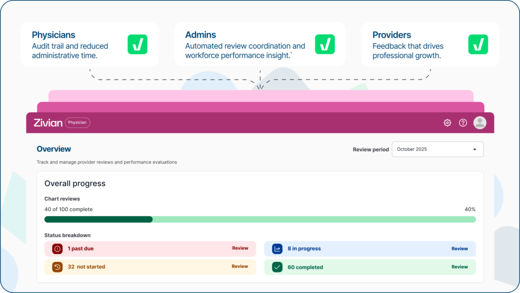 Zivian Elevate Dashboard